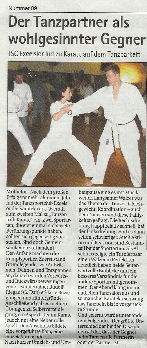 Karate trifft Tanzen 2008 